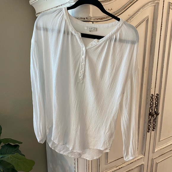 Z Supply - LUPITA CROP LONG SLEEVE TOP
